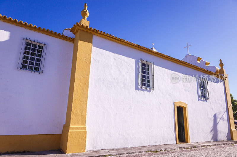 巴西东北部Arraial d 'Ajuda - Bahia的殖民地古巴洛克教堂